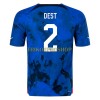 Original Fußballtrikot USA DEST 2 Auswärtstrikot WM 2022 Für Herren